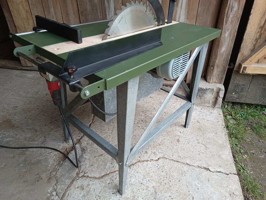 Mocna 6 kW Piła stołowa 400v krajzega cerkularka cerkukatka cyrkular