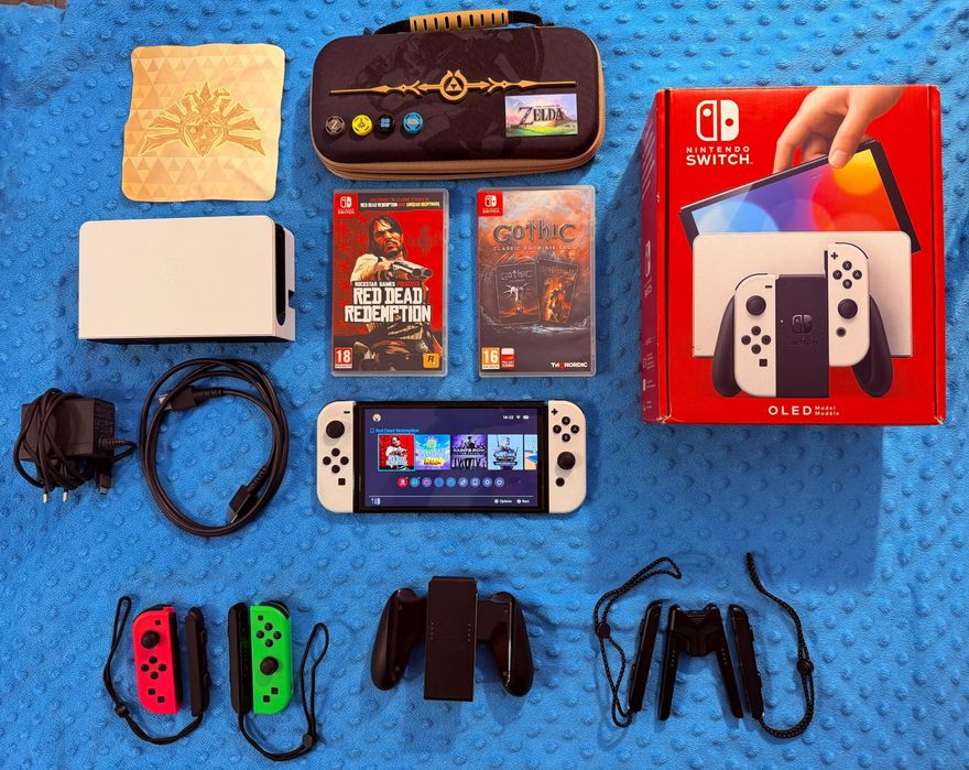 Nintendo Switch OLED 256GB - graj w 4 osoby!
- Nintendo Switch wersja