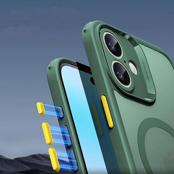 Esr Classic Pro Set Halolock Magsafe Iphone 16 Frosted Green