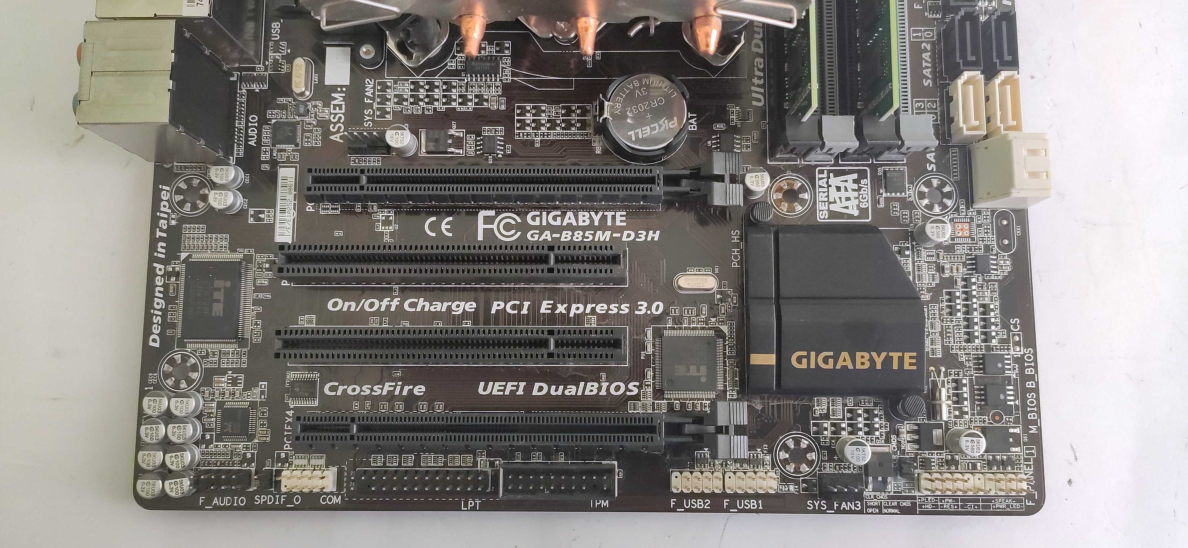 Комплект: Gigabyte GA-B85M-D3H + Core i7-4790 + 16Gb DDR3