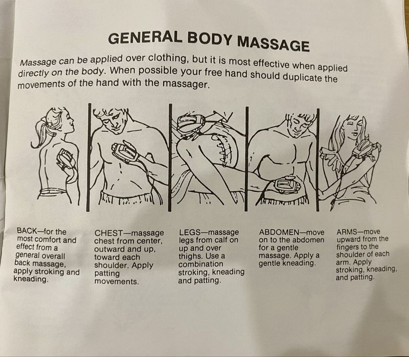 Massajador sueco Wahl Powersage - Novo