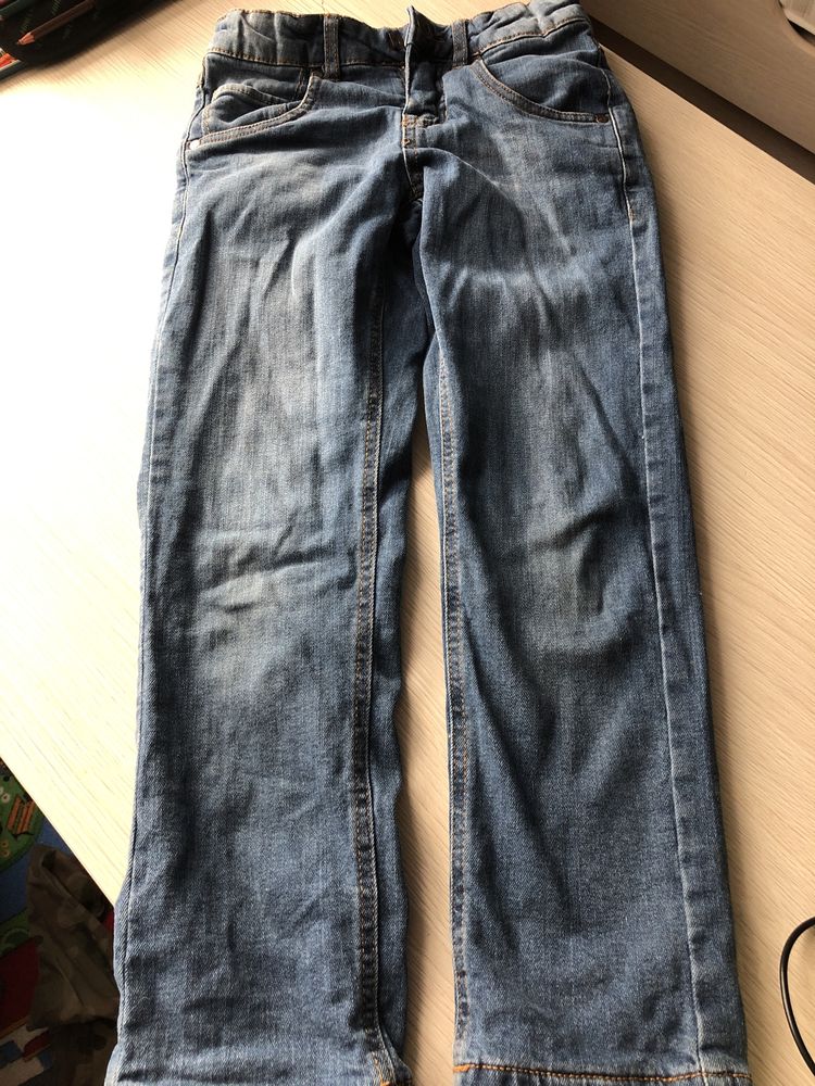 Spodnie jeansowe chlopiece 128
