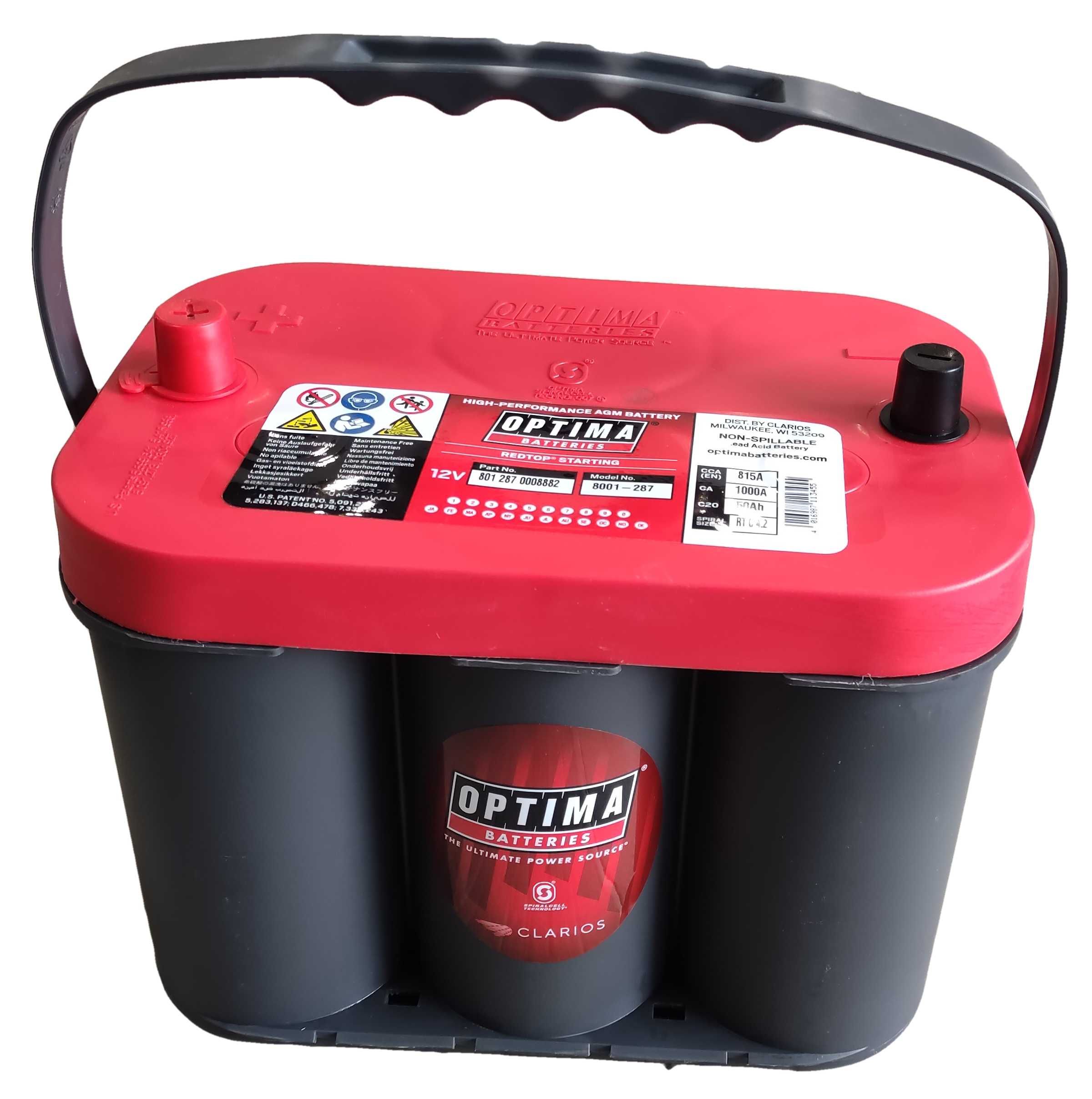 Akumulator OPTIMA RED RTC4.2 50Ah 1000A 12V NOWY Wrocław