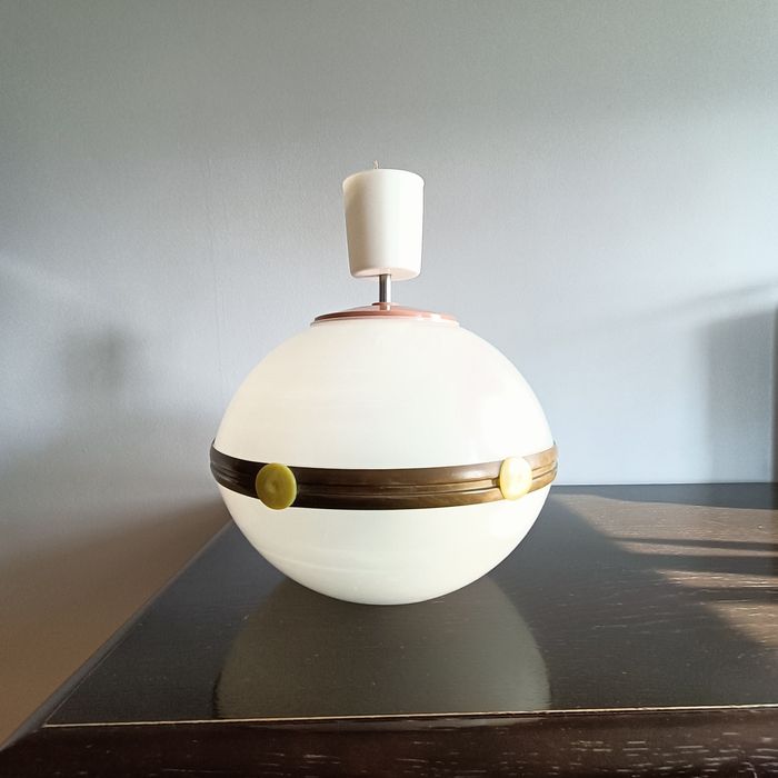 Stara lampa Polam Wilkasy - PRL, vintage, space age, new look, loft,