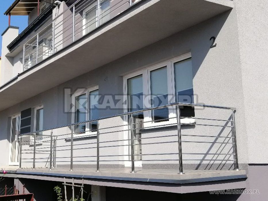 Balustrady ze stali nierdzewnej , czarne , ze szkłem - Kompleksowo