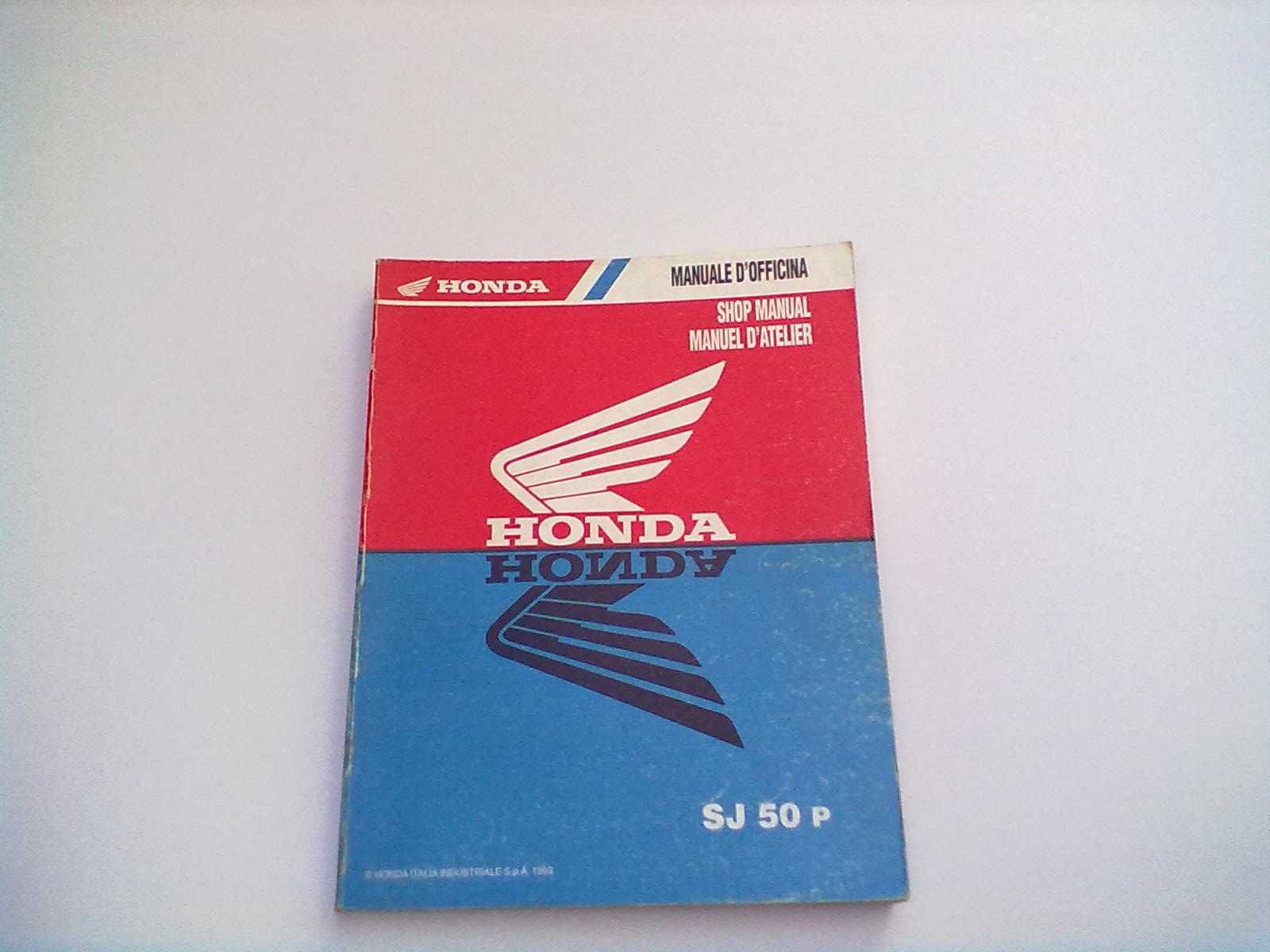 Manual Tecnico Oficial Honda SJ 50P