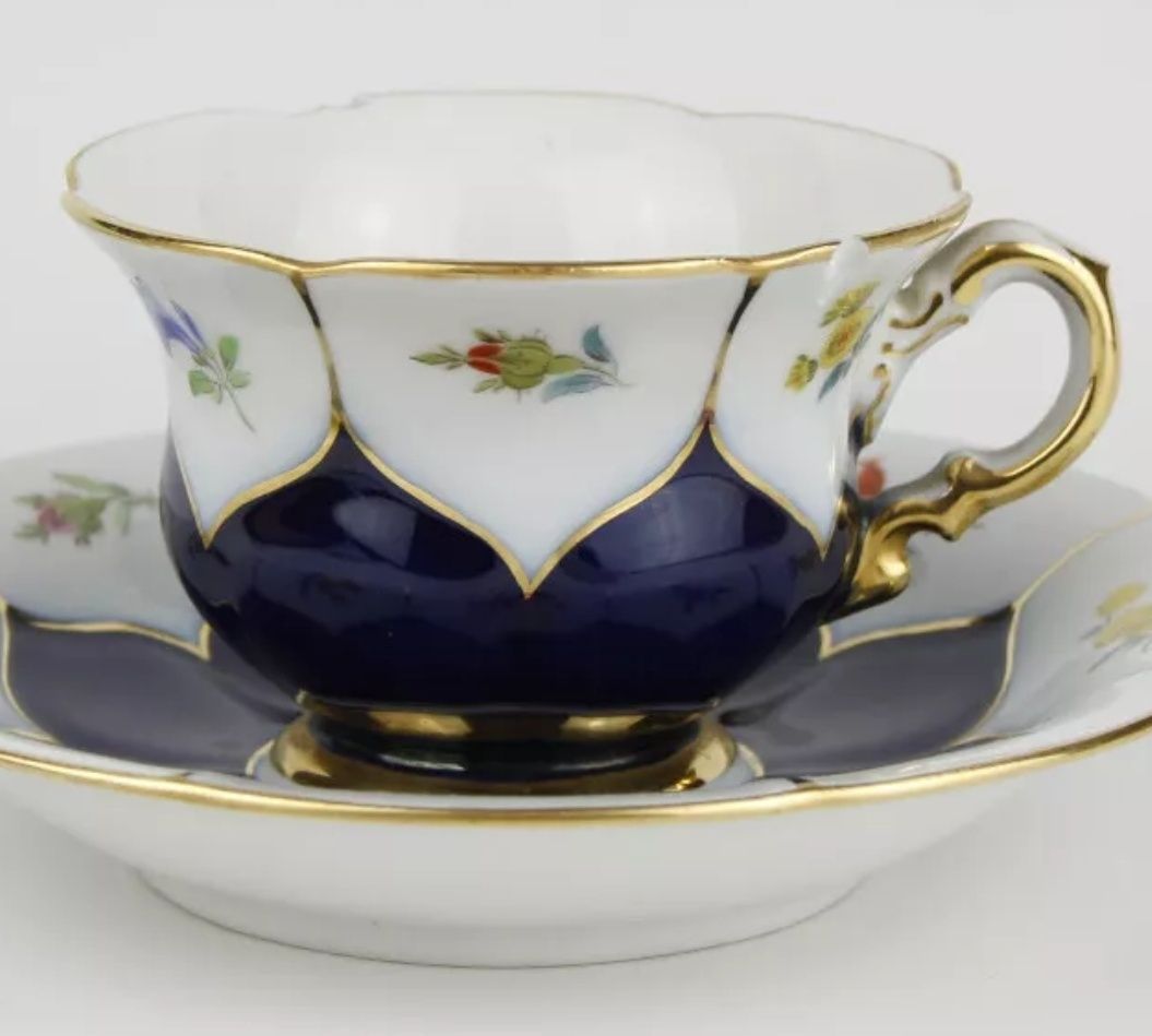 Porcelana Meissen Miśnia DUO Mokka B Form  Kolekcjonerska