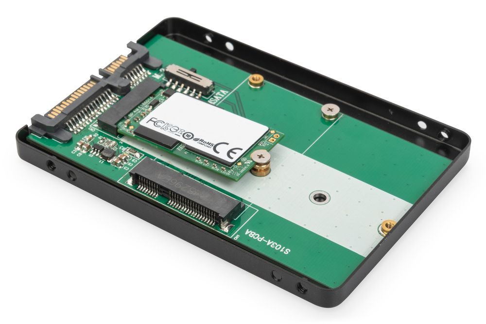 digitus 2.5" sata hdd enclosure m.2 or msata