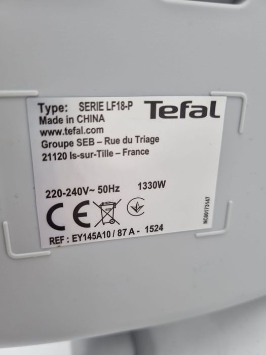 Tefal Easy Fry Compact 3l EY145A frytkownica beztłuszczowa