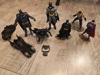 DC Comics figurki i samochod z serii Batman