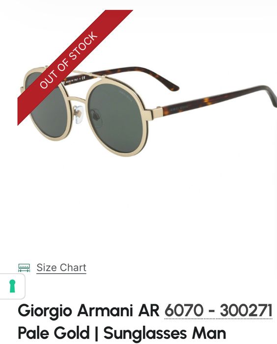 Oculos de Sol Giorgio Armani