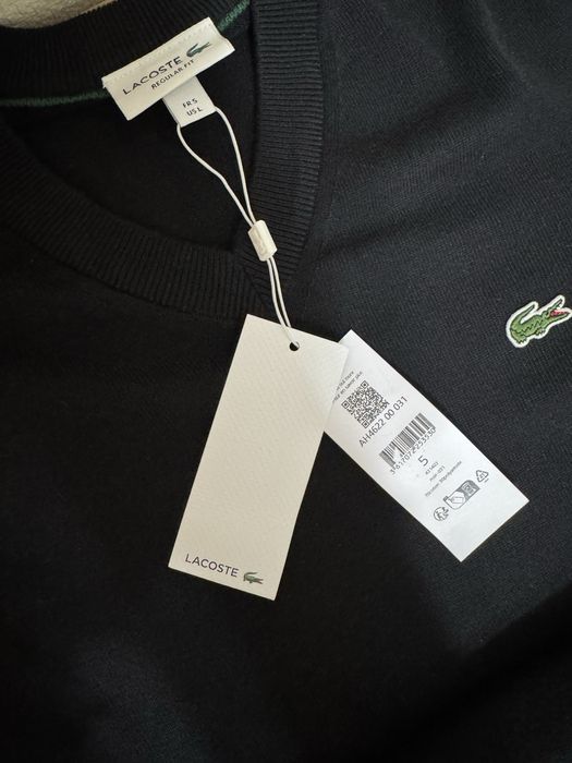 М/L , Оригінал Lacoste чоловічий джемпер, новий