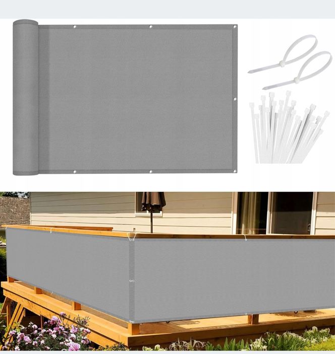 Osłona,balkonowa 75 x 500cm 100 x 300 cm 90 x 200 cm