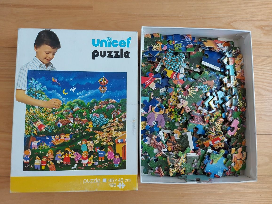 Puzzle UNICEF code 5700 oryginał z czasów PRL-rezerwacja