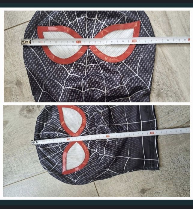 Rozm 122/128 (130) - Kostium Spider-Man - czarny/ czerwony