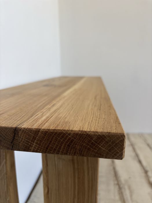 Drewniana dębowa konsola lite drewno porządny mebel