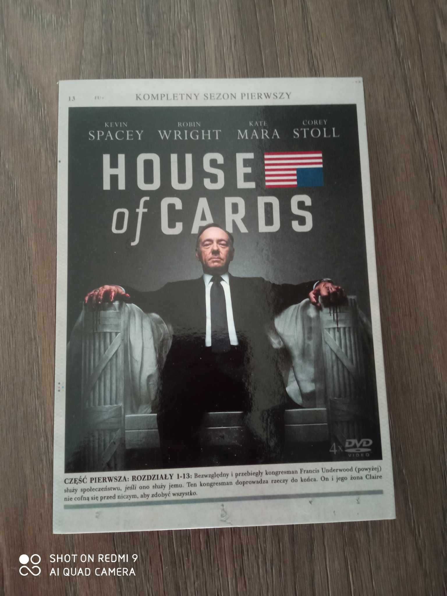 Box House of Cards DVD część 1 Tanio