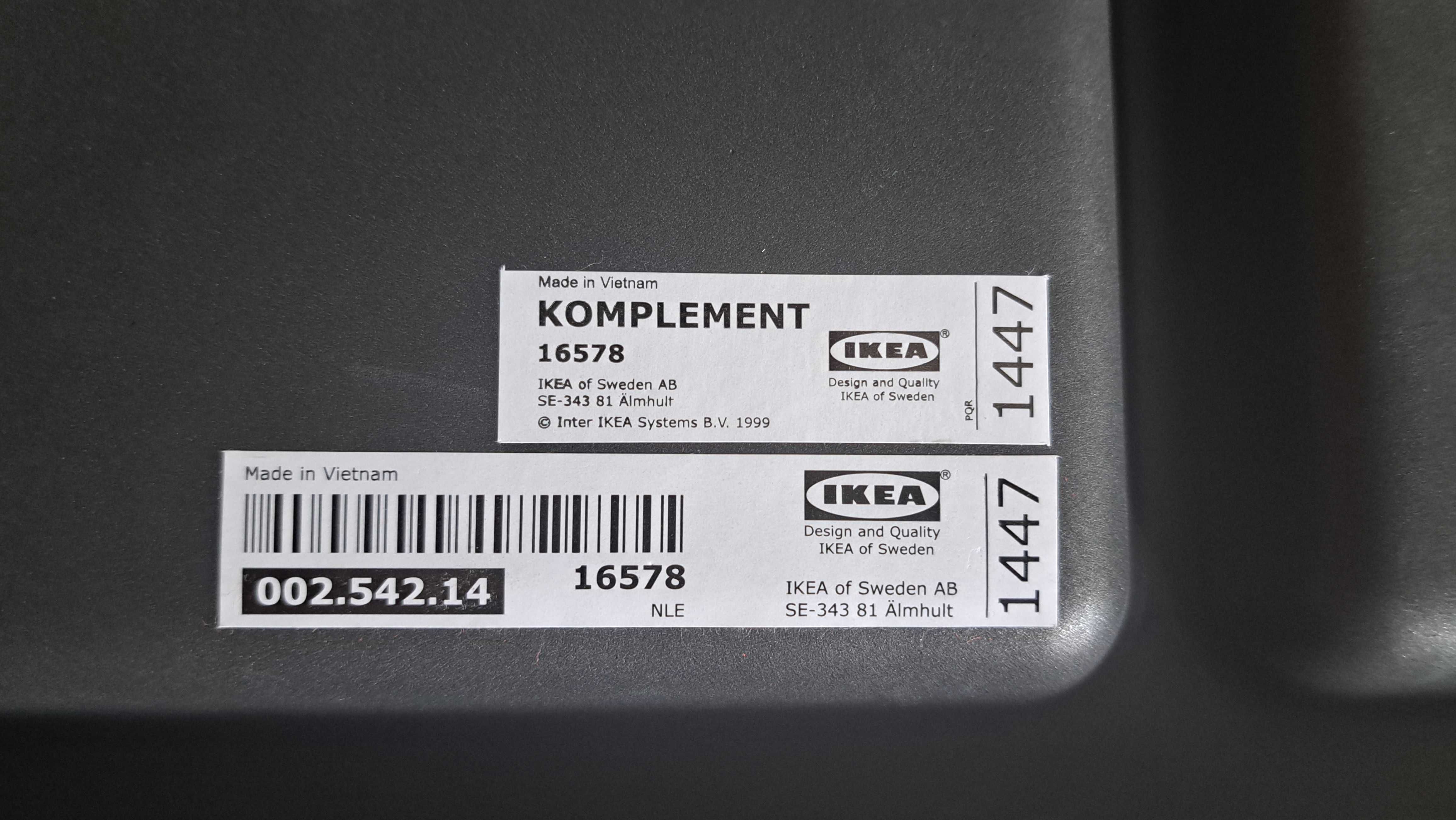 Ikea  komplement - kład do szuflady