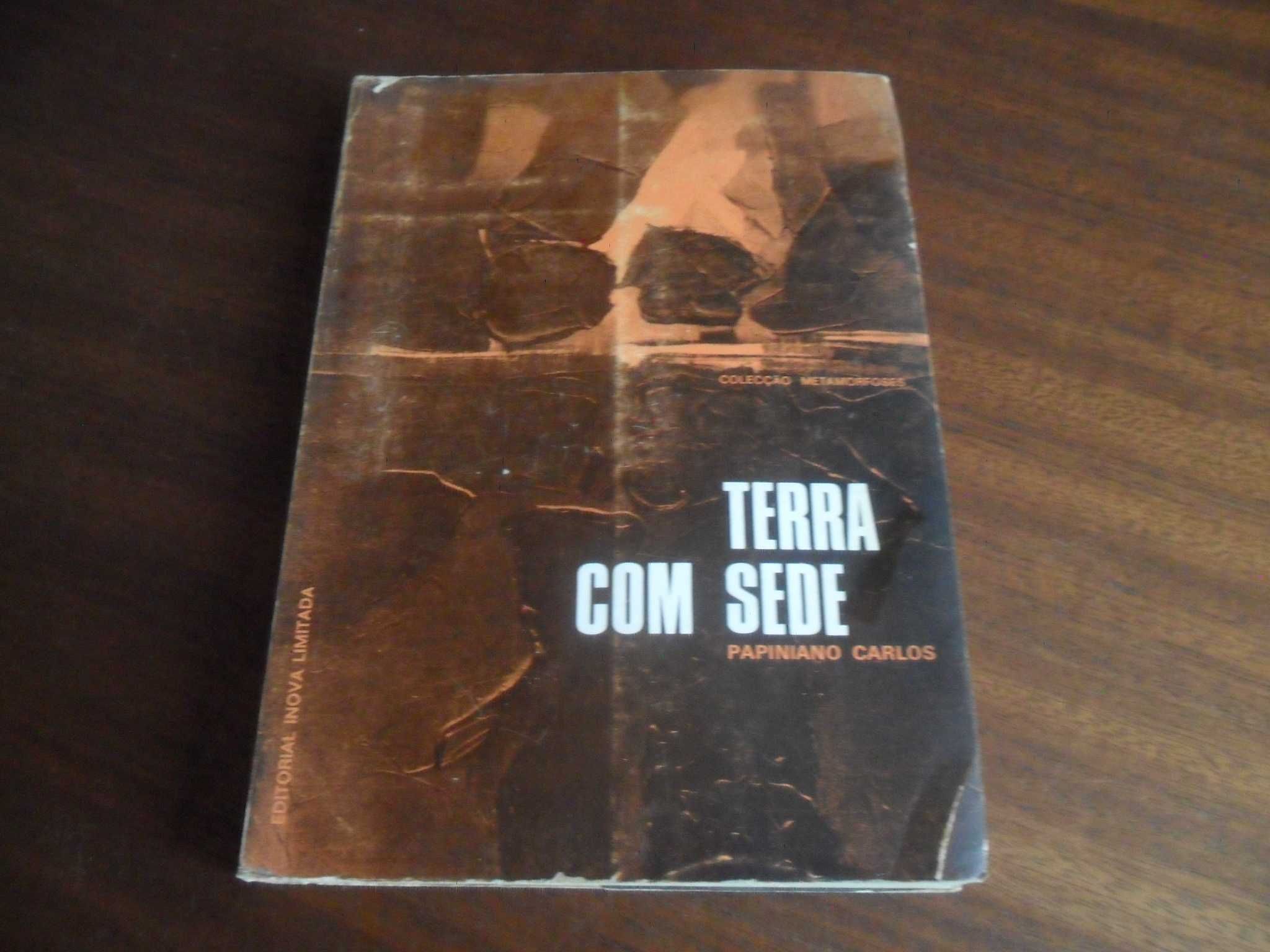 "Terra com Sede" de Papiniano Carlos - 2ª Edição de 1969