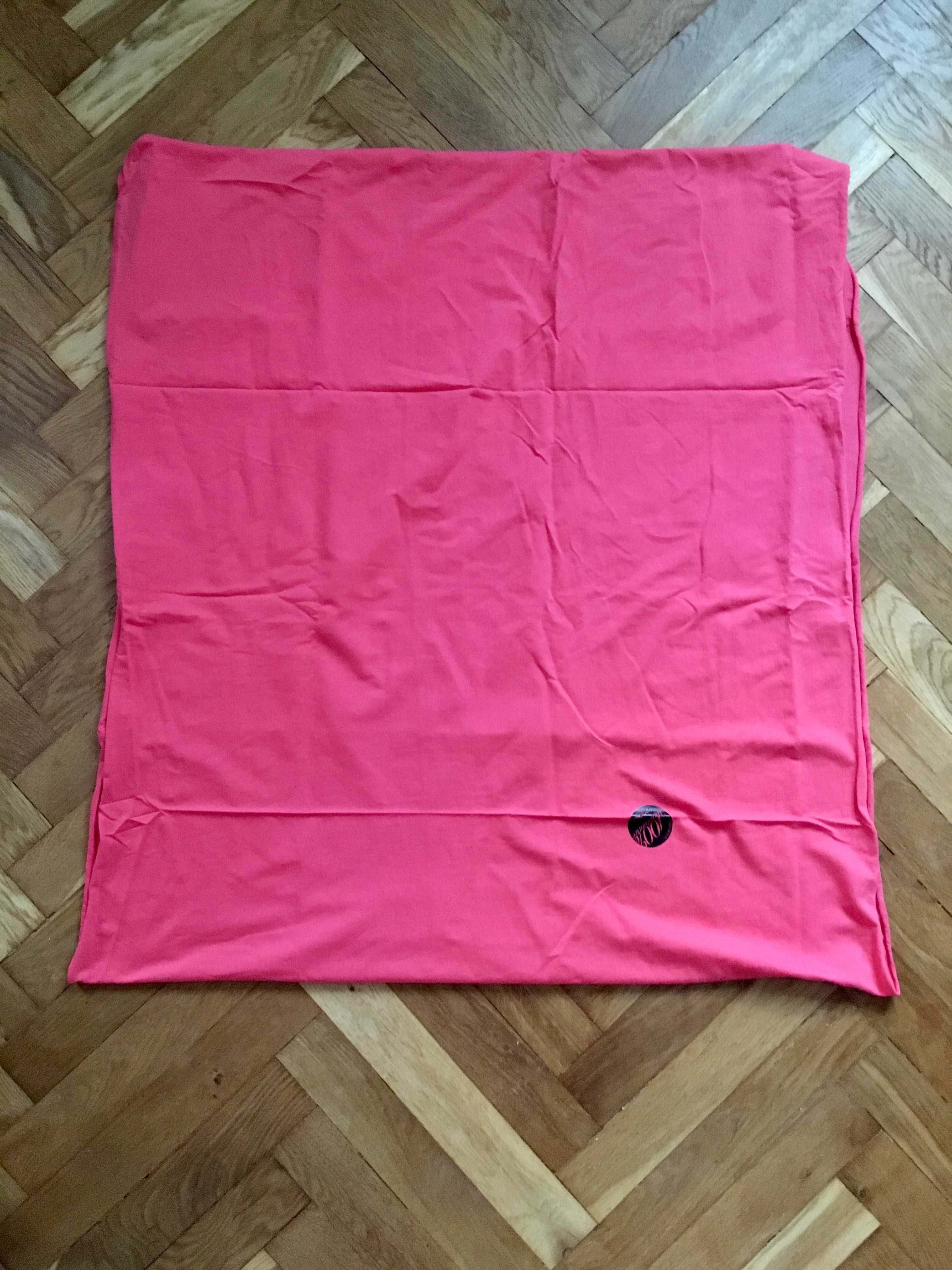 różowa chusta/komin oversize