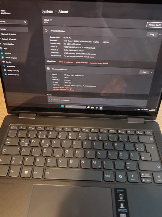 Lenovo Yoga 7 2-in-1 14AHP9 OLED Сенсорный