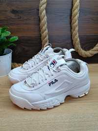 Białe buty sportowe sneakersy Fila Disruptor 2
