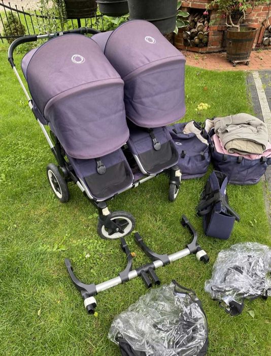 Wózek Bugaboo Donkey Duo - zestaw 2x gondola, 2x spacerówka