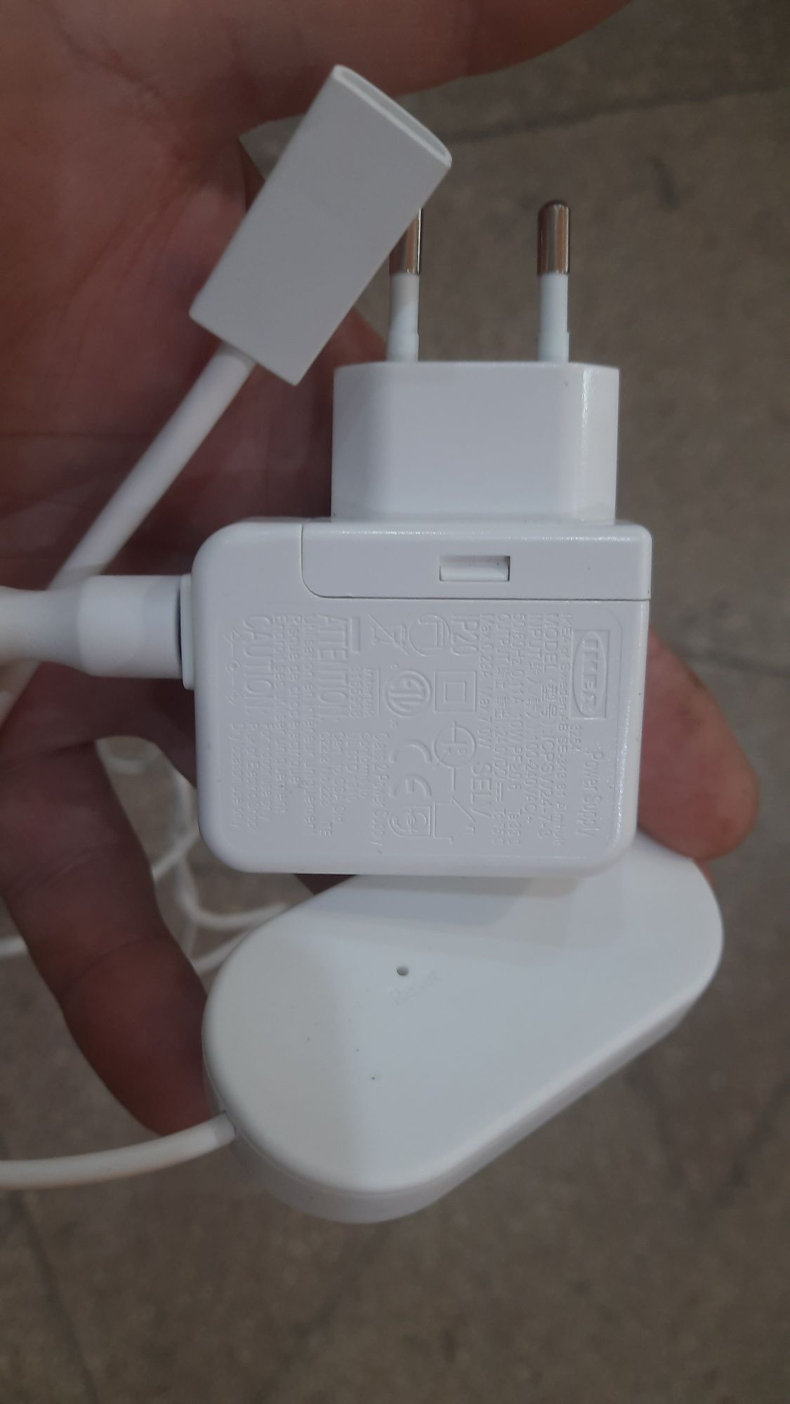 Блок живлення Ikea model ICPSW 24-7-3 та блок керування лампи smart