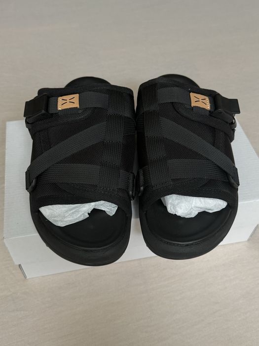 Visvim Christo Sandals in Black