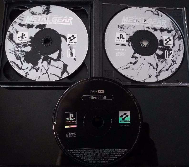 Jogos Metal Gear Solid Playstation e Nintendo