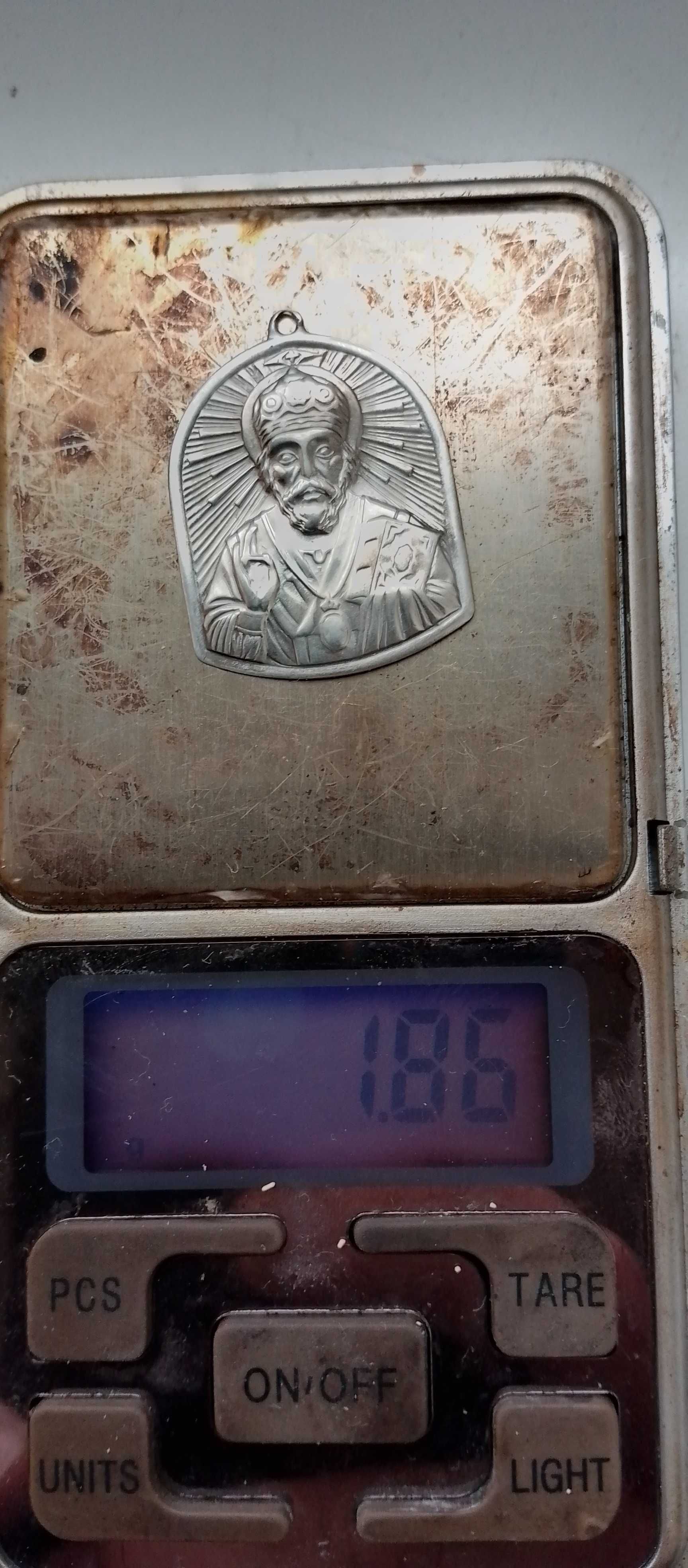 Ладанка святой Николай серебро