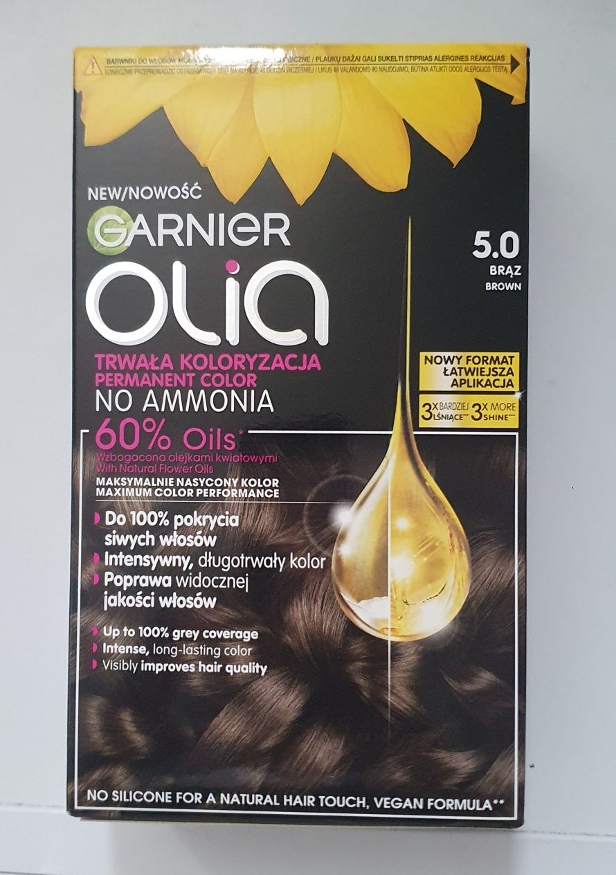 Farba do włosów Garnier Olia 5.0 brąz