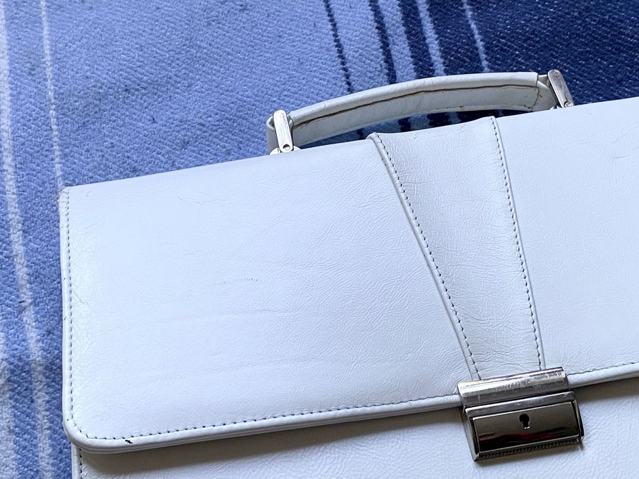 Портфель из натуральной кожи для документов, ноутбука, планшета