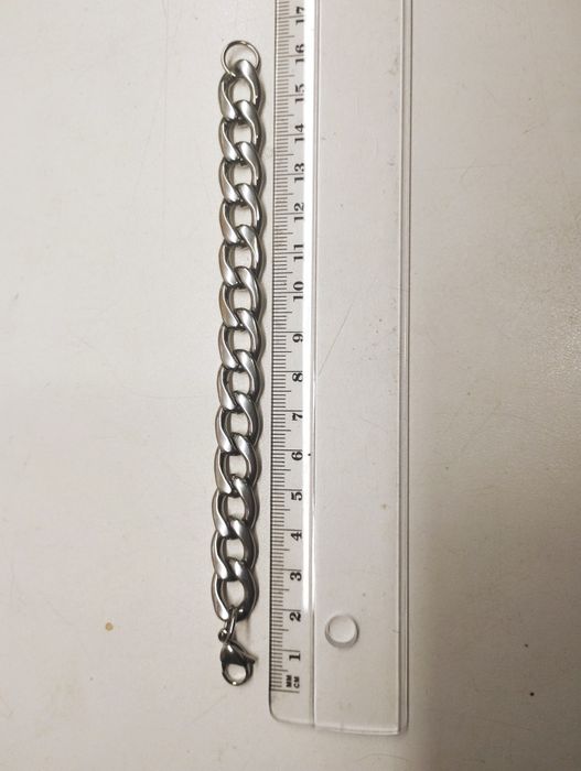 Pulseira biker em aço