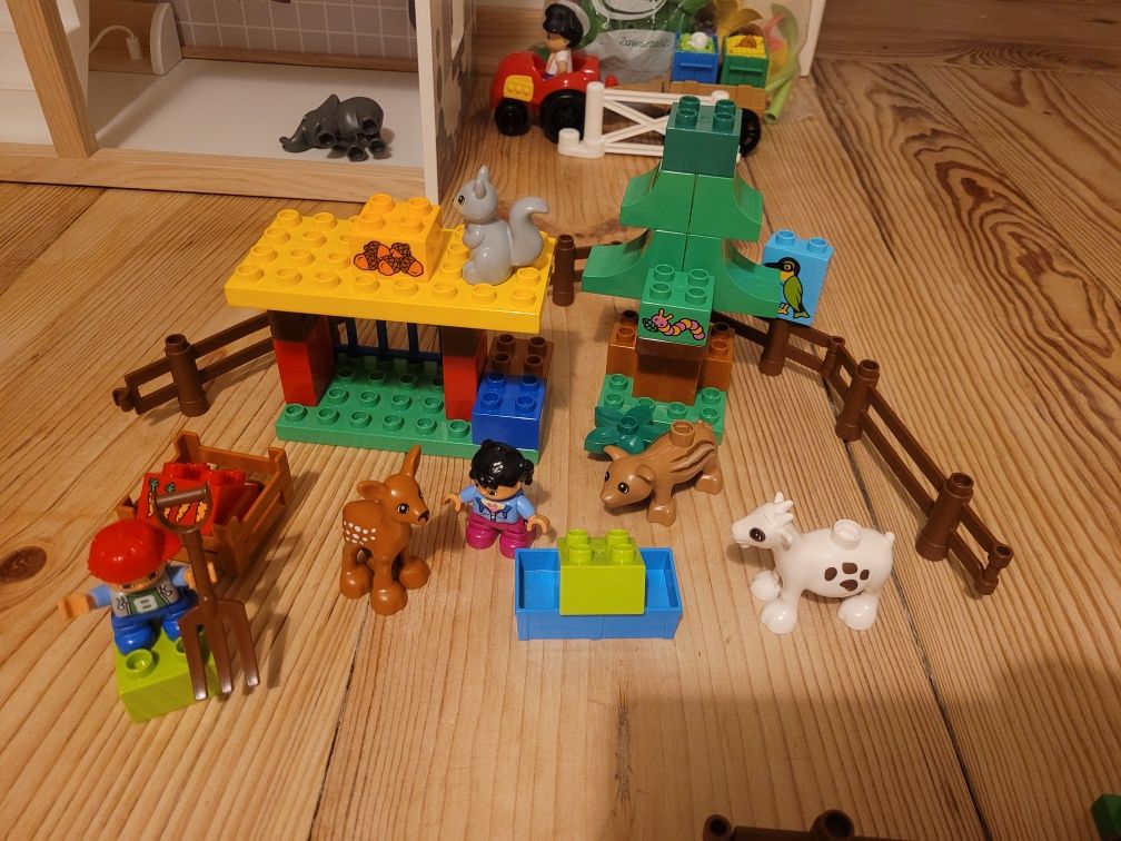 Lego Duplo - leśne zwierzątka i kaczki 2 zestawy