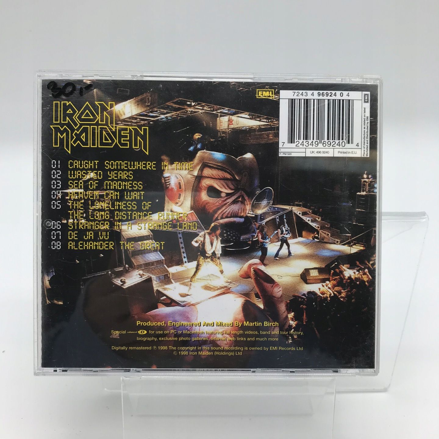 cd - iron maiden - somewhere in time