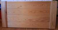 łóżko (elementy drewniane : zagłówek/szczyt i zanóżek/szczyt)