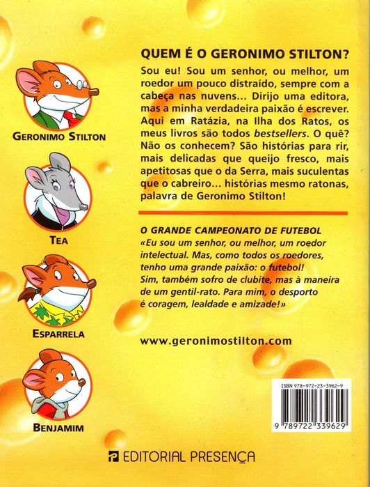 Geronimo Stilton - "O Grande Campeonato de Futebol"