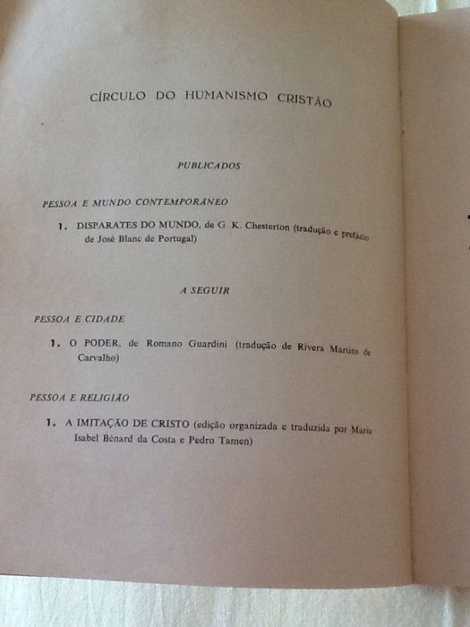 1954- Pensamentos - Circulos do Humanismo Cristao - Portes Gratis