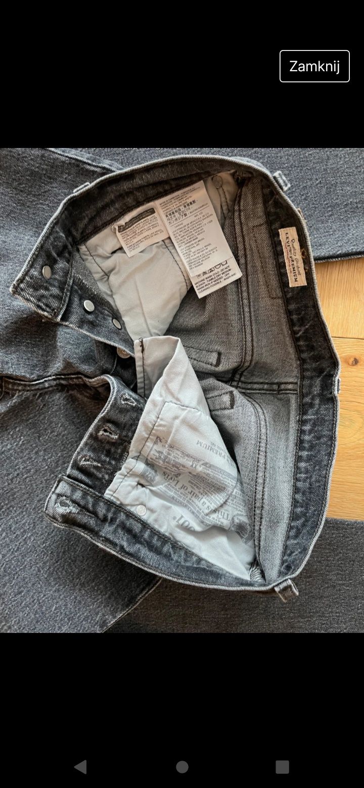 Dżinsy jeansy Levi's 501