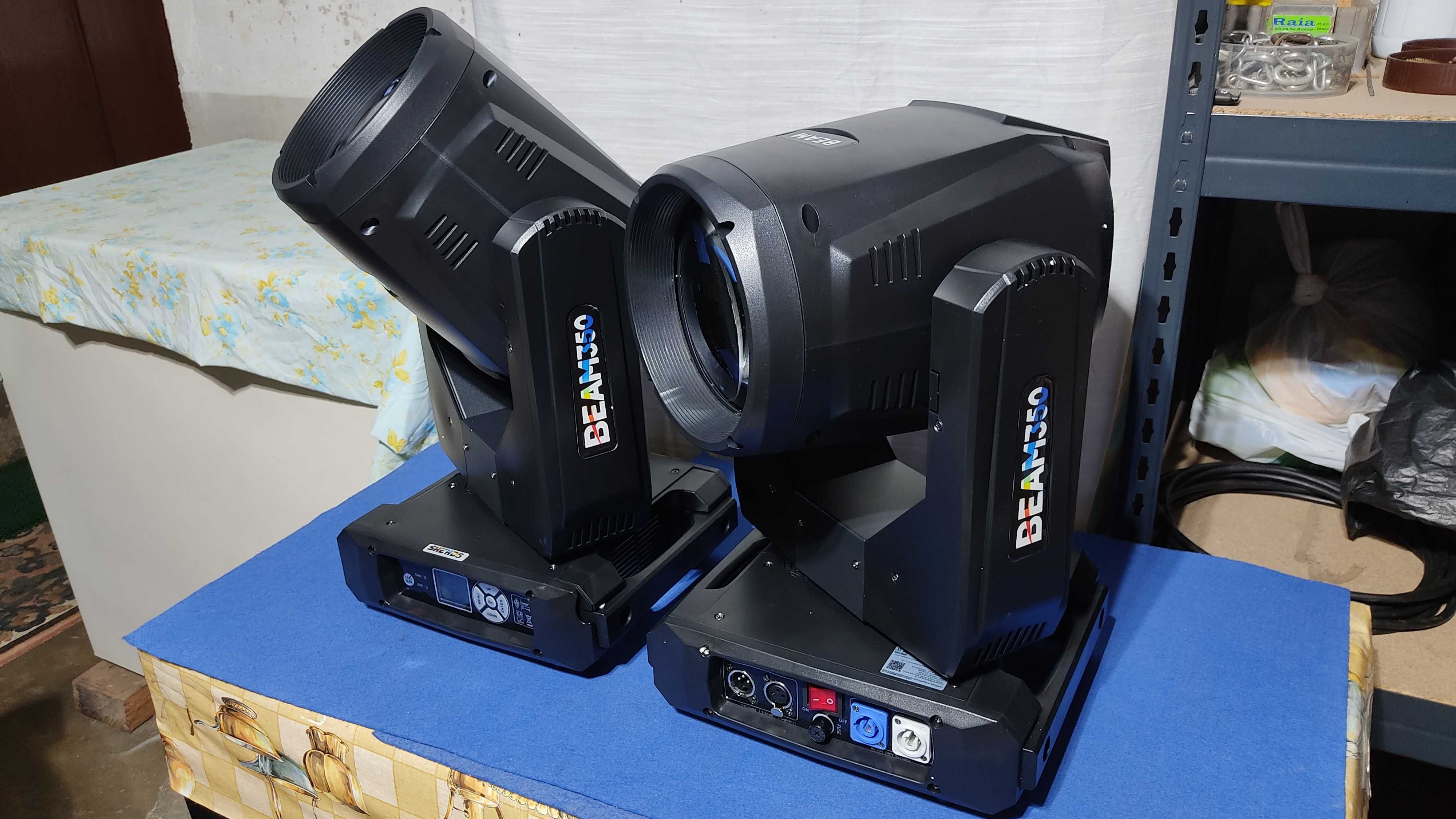 2x Moving head Beam 17R 380W