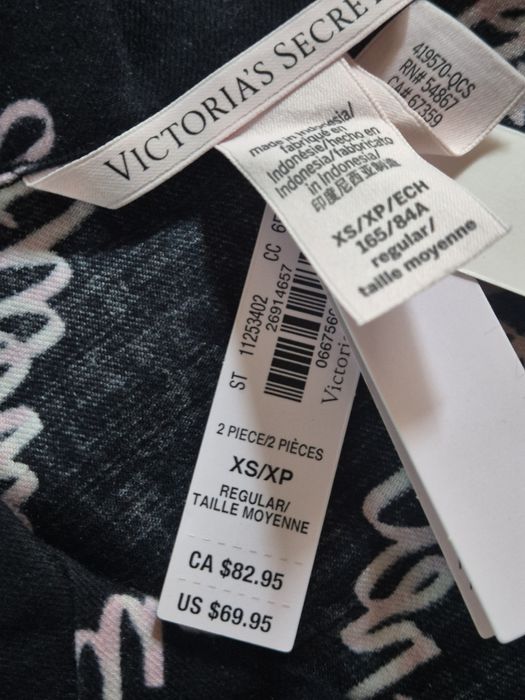 Victoria's secret фланелевые пижамы С,Л