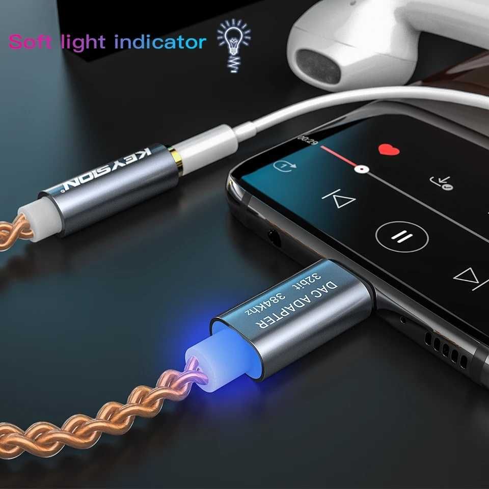 Keysion HiFi DAC-AMP Realtek ALC 5686 Szary