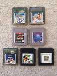 Conjunto de 7 jogos para Gameboy