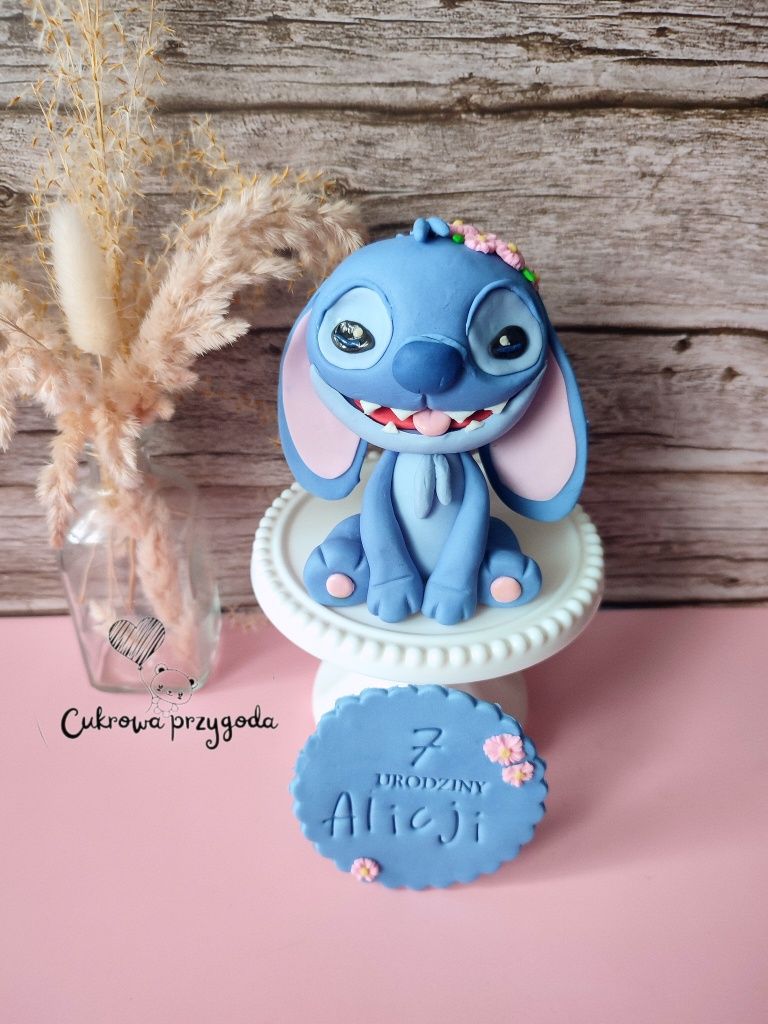 Figurka cukrowa Stich na tort urodzinowy