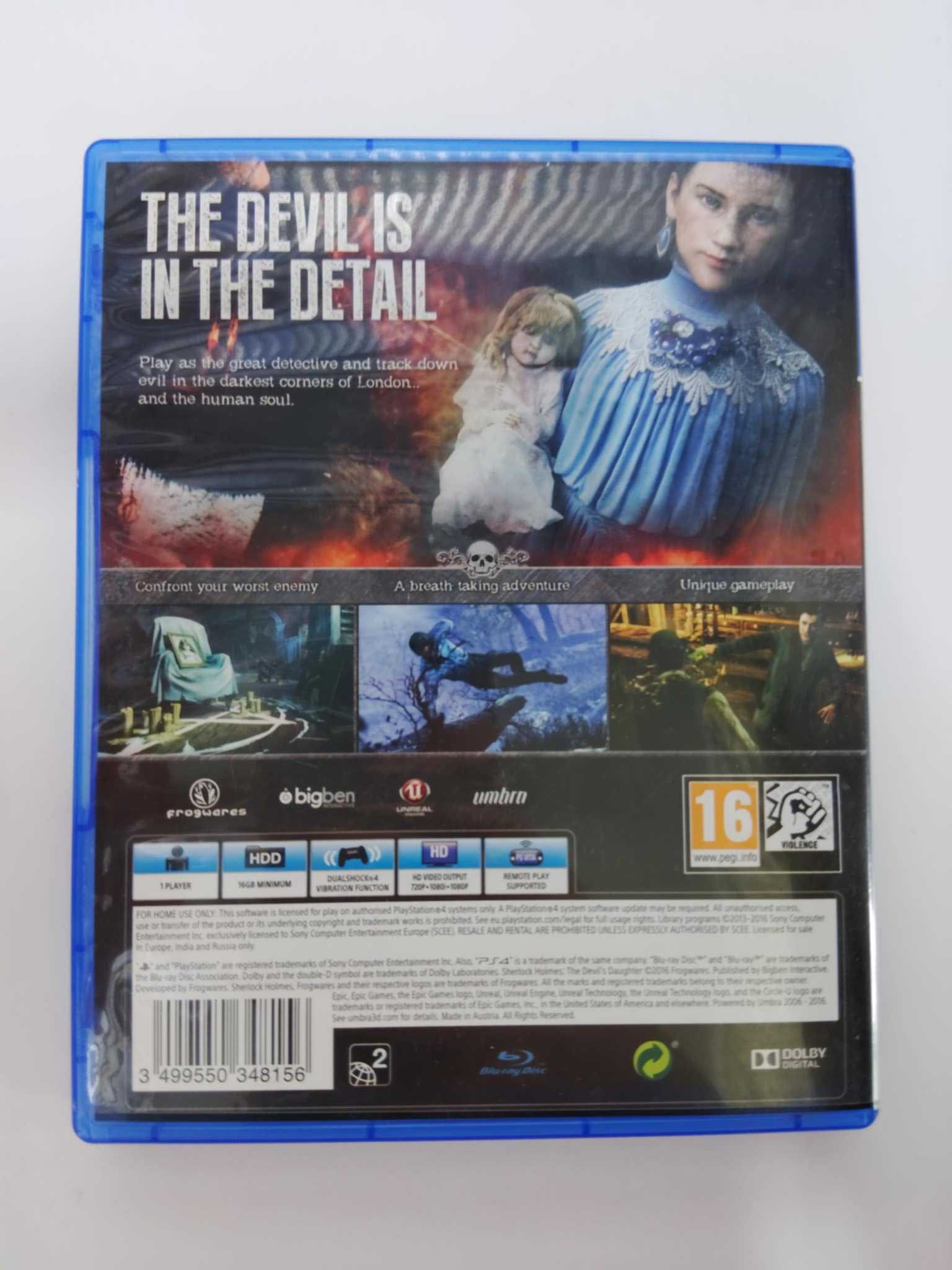 Sherlock Holmes: The Devil's Daughter PS4 Polskie napisy są w grze