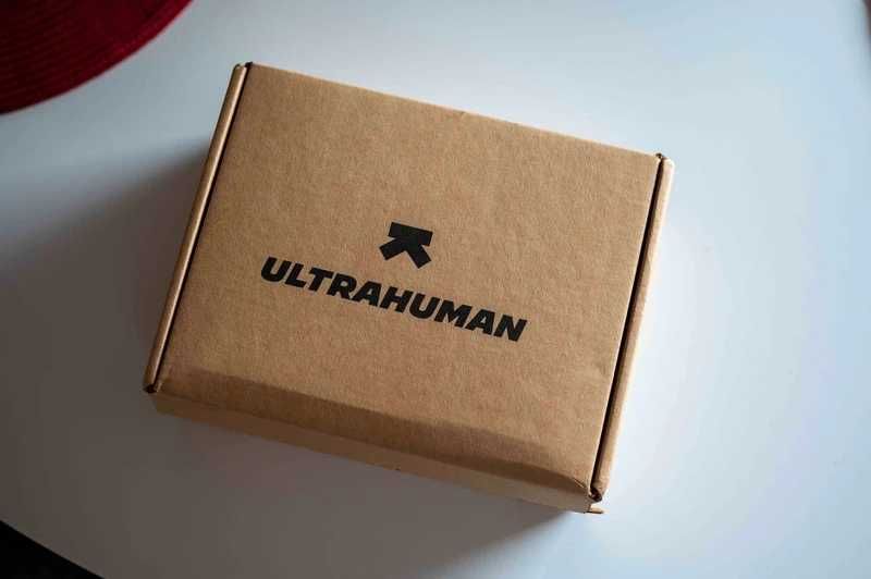 Ultrahuman Ring Raw Titanium, tamanho 12