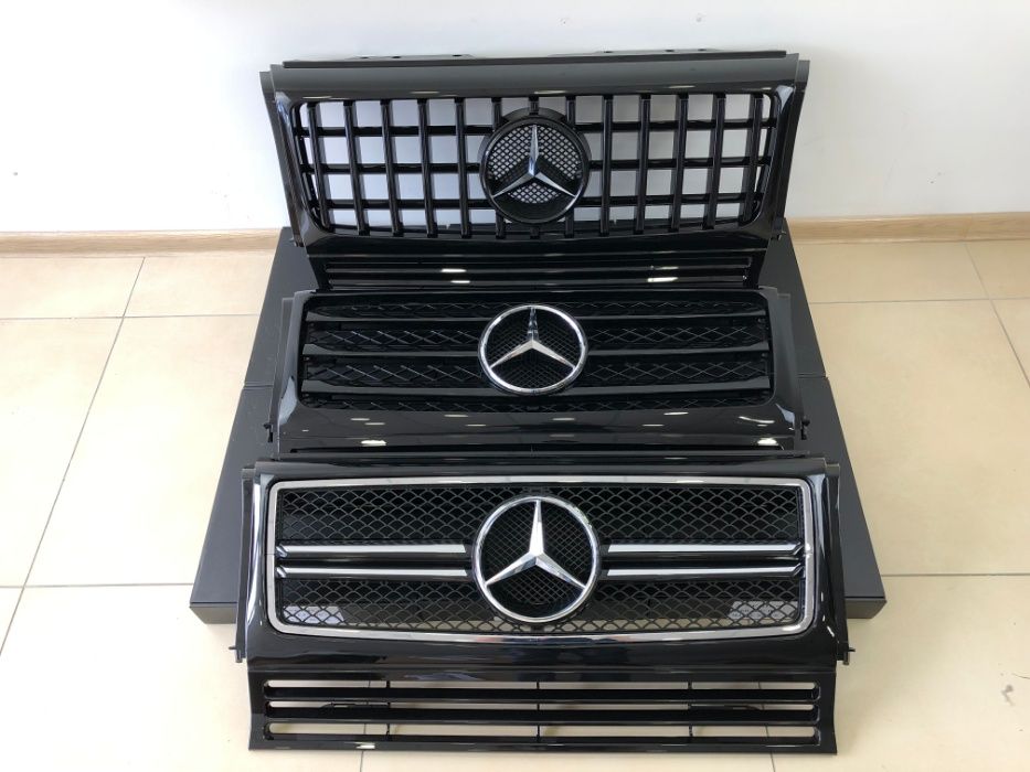 GT  решетка гт на mercedes G Class w463 решітка g W463 гелик gelik