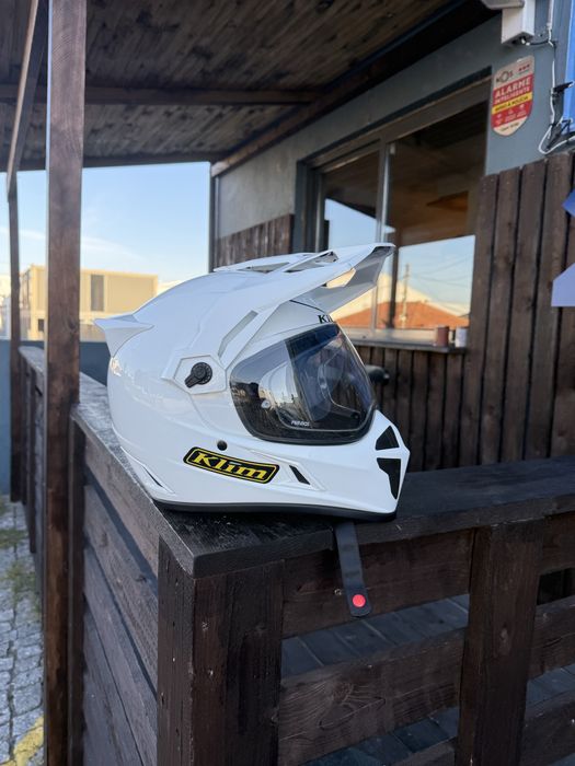 Capacete Klim Krios tamanho M  excelente estado capacete aventura