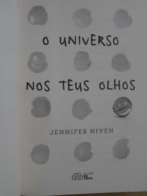 O Universo nos Teus Olhos de Jennifer Niven - 1ª Edição